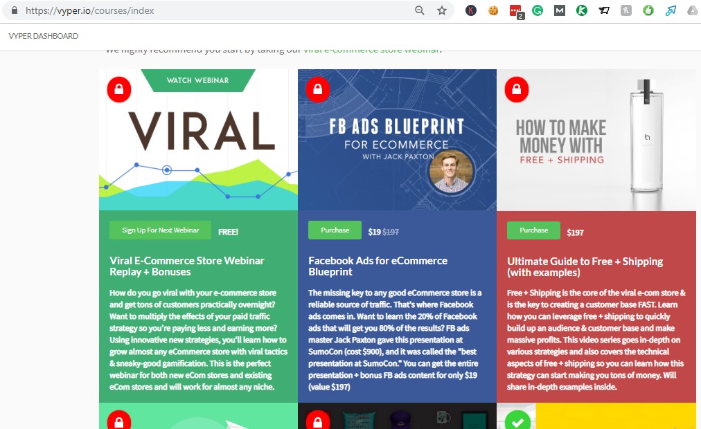 vyper viral marketing course