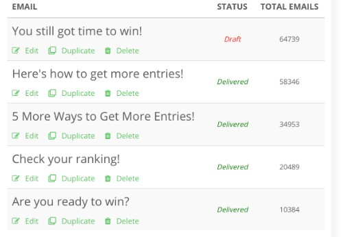vyper follow up reminder emails