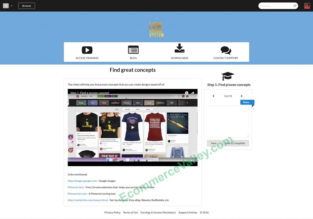 find proven concepts