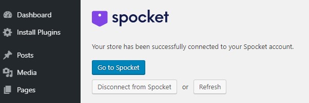 wordpress spocket connection